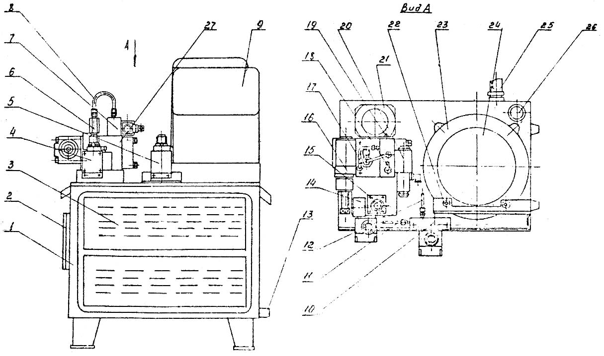 Агрегат гідростатики токарно-гвинторізного верстата 16М05А Агрегат гідростатики токарно-гвинторізного верстата 16М05А